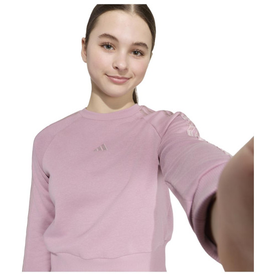 Adidas Παιδικό φούτερ Sportswear Satin Crewneck Sweatshirt